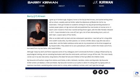 Barry Kirwan web development by IY -e-Solutions